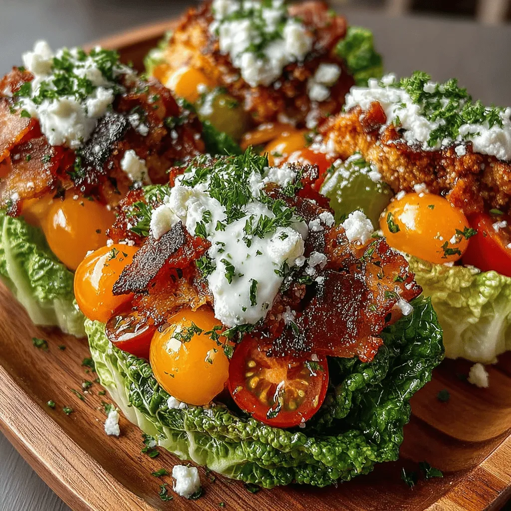Creating the Crunchy Mini BLT Salad Cups is a delightful culinary journey that combines freshness, flavor, and texture. Follow these detailed instructions to prepare this irresistible dish.