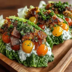 Creating the Crunchy Mini BLT Salad Cups is a delightful culinary journey that combines freshness, flavor, and texture. Follow these detailed instructions to prepare this irresistible dish.