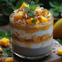 Looking for a refreshing and nutritious treat that embodies the vibrant essence of tropical flavors? The Silky Coconut Mango Chia Parfait is the perfect solution. This delightful dish combines creamy coconut, luscious mango, and nutrient-rich chia seeds into a layered masterpiece that not only looks stunning but also offers a burst of flavor in every bite. Whether you're preparing it for breakfast, a midday snack, or a light dessert, this parfait will satisfy your cravings while keeping you energized.