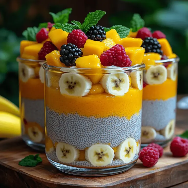 In recent years, the trend of healthy breakfast options has soared, with individuals increasingly seeking meals that not only nourish their bodies but also tantalize their taste buds. Among the myriad of choices available, the Tropical Bliss Mango Chia Breakfast Pudding stands out as a delicious and nutritious alternative. This vibrant dish is packed with flavor and health benefits, making it an ideal start to your day. With its creamy texture and fruity essence, this breakfast pudding is sure to become a favorite for those looking to kickstart their mornings on a healthy note.