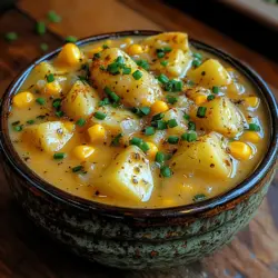 As summer unfolds, the bounty of fresh produce invites us to create dishes that celebrate the season's vibrant flavors. One such dish is our Sweet Summer Creamy Corn and Potato Chowder. This delightful recipe masterfully combines the natural sweetness of sun-ripened corn with the hearty texture of tender potatoes, resulting in a chowder that is both nourishing and satisfying. Perfect for warm weather, this dish can be served as a light meal or a side dish at gatherings, making it a versatile addition to your culinary repertoire.