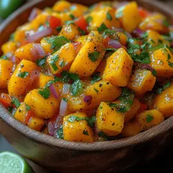 In the world of culinary delights, few recipes can match the refreshing combination of sweet and spicy that a mango jalapeño salsa offers. This Spicy Tropical Delight is a vibrant medley of flavors and textures, making it a perfect addition to any dish or occasion. With its bright colors and enticing aroma, this salsa not only captivates the eyes but also delivers a mouthwatering experience that can elevate everything from grilled meats to tortilla chips.