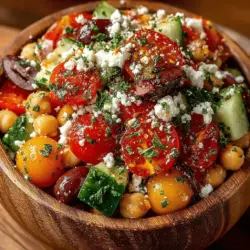 In today's fast-paced world, the emphasis on healthy eating has never been more critical. As people become increasingly aware of the impact of their dietary choices on overall health, salads have emerged as a cornerstone of nutritious meals. Among the myriad of salad options, the Chickpea Greek Salad Delight stands out as a vibrant and satisfying choice. This recipe seamlessly blends fresh vegetables, protein-rich chickpeas, and the zesty flavors traditionally associated with Greek cuisine, making it a perfect addition to any meal or a refreshing standalone dish.