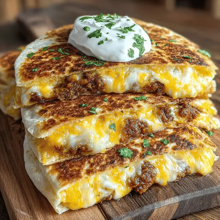When it comes to quick and satisfying meals, few dishes can match the versatility and appeal of quesadillas. Traditionally enjoyed as a simple snack or a light meal, quesadillas can be tailored to fit a variety of tastes and dietary preferences. They can be filled with a wide range of ingredients, making them an excellent canvas for creativity in the kitchen. One such creative spin on this beloved dish is the Roasted Garlic White Bean Quesadilla Wedges. This recipe not only elevates the classic quesadilla with rich flavors but also infuses it with nutritious ingredients, making it a perfect choice for both casual dining and entertaining guests.