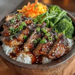 Teriyaki Chicken Rice Bowls are a delightful fusion of flavors, combining succulent chicken marinated in a savory-sweet teriyaki sauce with a colorful medley of vegetables and fluffy rice. This dish is not only visually appealing but also packed with nutrients, making it an ideal choice for a nutritious weeknight dinner or meal prep. The balance of protein, carbohydrates, and essential vitamins from the vegetables ensures that you can enjoy a wholesome meal that satisfies your cravings and nourishes your body. In this article, we will delve into the origins of teriyaki cuisine, break down the recipe into manageable steps, and discuss the nutritional benefits of the ingredients used, ensuring you have all the information you need to create this delicious meal.