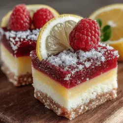 As the temperatures rise and the sun shines brighter, there's nothing quite like indulging in a refreshing dessert to cool off and satisfy your sweet tooth. Enter Fruity Bliss Frozen Raspberry Lemonade Bars, a delectable treat that perfectly encapsulates the essence of summer. This delightful dessert combines the tartness of fresh raspberries with the zesty brightness of lemons, all enveloped in a creamy coconut base that makes each bite an experience of pure bliss. Whether you’re hosting a summer gathering, planning a picnic, or simply seeking a refreshing treat to enjoy at home, these frozen bars are sure to impress.