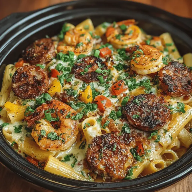 In the realm of quick and satisfying meals, few dishes can compete with the vibrant flavors of Zesty One-Pot Cajun Shrimp and Sausage Pasta. This recipe seamlessly combines succulent shrimp, smoky sausage, and perfectly cooked pasta in a creamy, spicy sauce, all crafted in a single pot to simplify cleanup and maximize flavor. Ideal for busy weeknights or casual gatherings, this dish embodies the heart of Cajun cooking—bold, comforting, and utterly delicious.