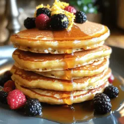 Pancakes are a beloved breakfast staple across cultures, but few recipes evoke the same level of excitement as the zesty fluffy lemon ricotta pancake. This delightful dish marries the classic pancake with the creamy richness of ricotta cheese and the refreshing brightness of lemon, creating a breakfast experience that is both light and indulgent. While pancakes date back to ancient times, evolving through various forms and flavors, this particular recipe represents a modern twist that has captured the hearts of brunch enthusiasts everywhere.