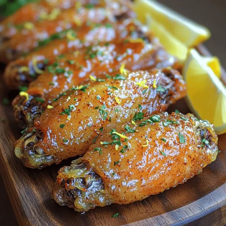To create the perfect Zesty Crunch Lemon Pepper Wings, understanding each ingredient is crucial. Each component contributes to the overall flavor and texture of the dish, ensuring that every bite is packed with deliciousness.