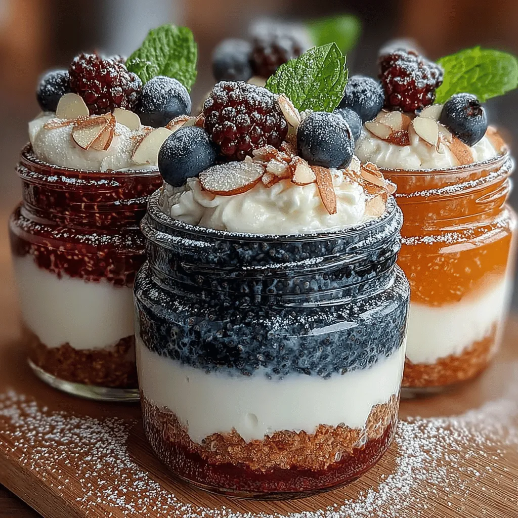 Chia pudding has soared in popularity as a healthy dessert alternative, and it's no surprise why. This delightful dish combines simplicity, taste, and nutrition in a single serving, making it a favorite among health-conscious individuals and food enthusiasts alike. The Berry Bliss Chia Pudding Cups take this concept to a whole new level, presenting a visually appealing treat that is bursting with vibrant colors and delicious flavors. Not only do these chia pudding cups look good, but they are also packed with nutritious ingredients that cater to a broad spectrum of dietary preferences, making them a versatile choice for anyone looking to indulge guilt-free.