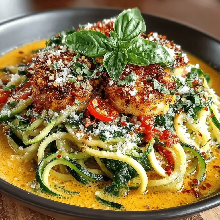 To start your Creamy Garlic Parmesan Zoodles, the first step is to prepare the zoodles, or zucchini noodles. This process begins with selecting fresh, firm zucchinis. Aim for medium-sized zucchinis as they have the ideal balance of flavor and moisture.