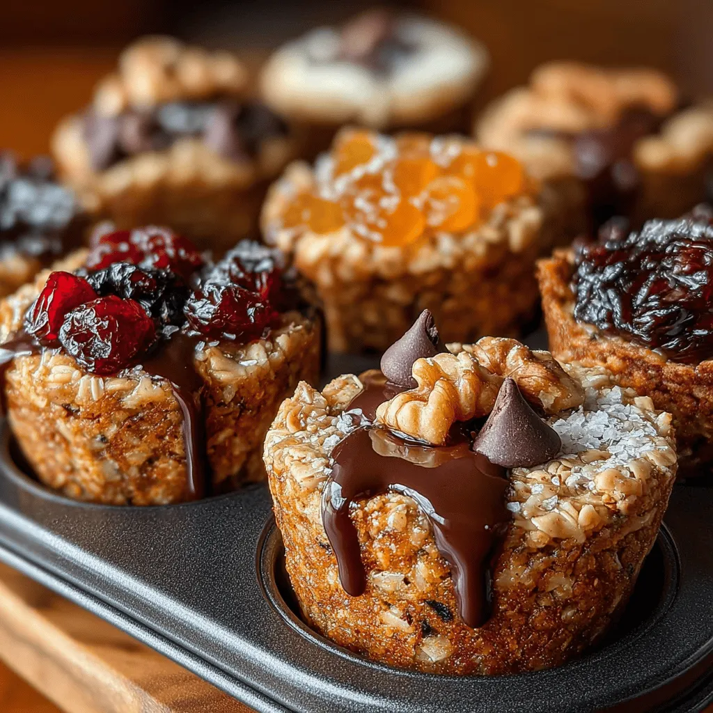 In a medium bowl, combine 2 cups of rolled oats, 1 cup of chopped nuts (such as almonds, walnuts, or pecans), and a pinch of salt. Stir until everything is well integrated, creating a solid foundation for your granola cups. The oats provide a hearty base, while the nuts add a satisfying crunch and healthy fats. This combination is not only nutritious but also forms the backbone of the flavor profile for your granola cups.