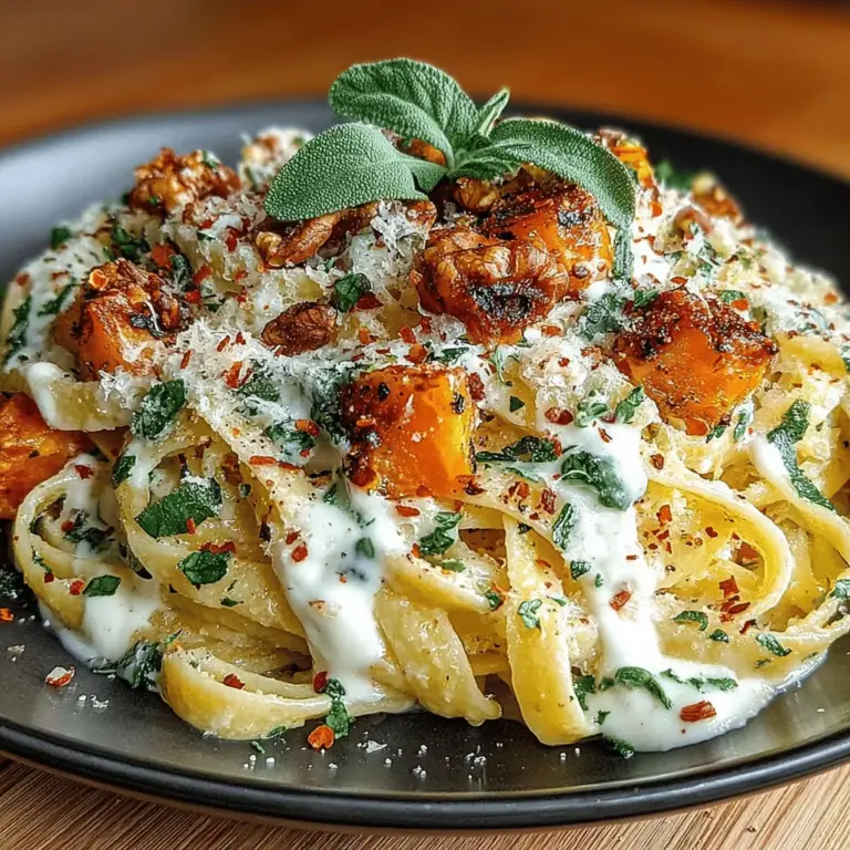 As the leaves turn and the air turns crisp, there's something inherently comforting about cooking with seasonal ingredients. Autumn brings a bounty of flavors and fragrances, and few vegetables embody this season better than butternut squash. Its sweet, nutty flavor and vibrant orange hue make it a standout in myriad dishes, and when paired with aromatic sage, it creates a symphony of taste that warms the soul. Savory Butternut Squash & Sage Pasta captures this essence perfectly, offering a comforting meal that is both satisfying and nourishing.