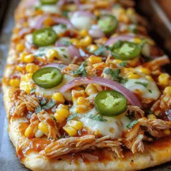 Crispy BBQ Chicken Flatbread is a delightful dish that masterfully combines the smoky, savory notes of barbecue with the satisfying crunch of flatbread. It’s a perfect choice for a quick weeknight dinner or a vibrant addition to any weekend gathering. Not only is this recipe delicious, but its versatility allows you to customize it according to your taste preferences and dietary needs. Whether you’re a fan of extra cheese, a lover of fresh vegetables, or someone who enjoys experimenting with flavors, this dish is designed to cater to your culinary creativity.