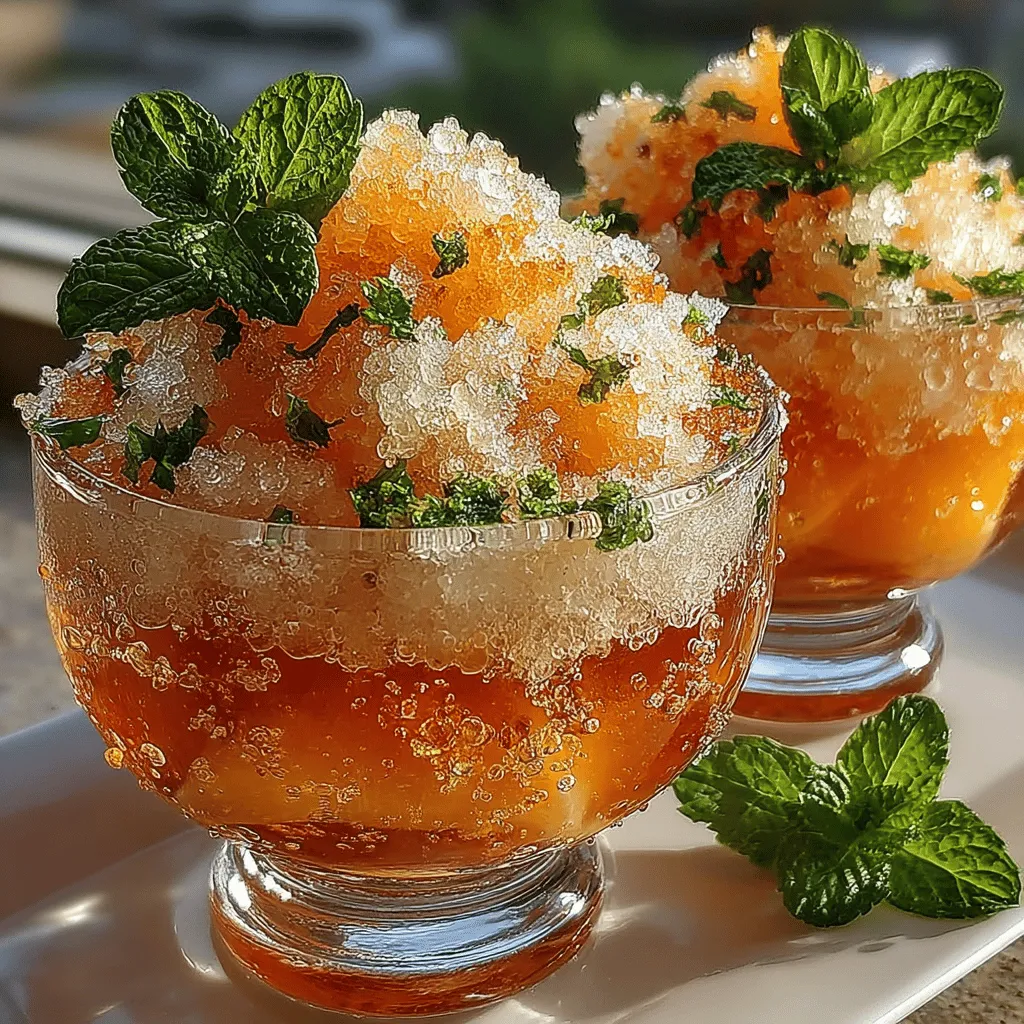 As summer approaches, the need for refreshing and revitalizing treats becomes paramount. One of the most delightful ways to embrace the season is with a Peach Tea Granita. This frozen dessert artfully combines the luscious sweetness of ripe peaches with the invigorating essence of tea, creating a treat that not only cools you down but also tantalizes your taste buds. Granita, which has its roots in Italian cuisine, has evolved into a popular frozen delicacy that can be adapted with various flavors and ingredients. This Peach Tea Granita offers an elegant yet simple way to savor seasonal fruits while enjoying a sophisticated dessert.
