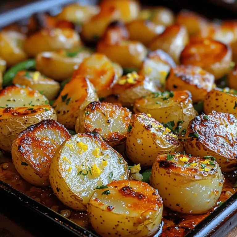 When it comes to elevating your meals, a standout side dish can make all the difference. One such dish that is sure to impress is Zesty Lemon Garlic Roasted Potatoes & Green Beans. This vibrant, flavorful combination not only complements a wide variety of main courses but also serves as a testament to the beauty of simple, fresh ingredients. With its delightful citrus notes, aromatic garlic, and a medley of textures, this dish embodies the essence of wholesome cooking.