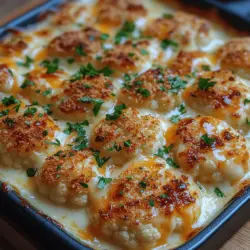 If you’re in search of a dish that perfectly balances comfort and nutrition, look no further than the Cheesy Cauliflower Comfort Bake. This delightful recipe marries the subtle, earthy flavors of cauliflower with rich, creamy cheeses to create a dish that is both satisfying and indulgent. Whether you’re looking for a cozy side to accompany your main course or a hearty vegetarian option to serve on its own, this bake offers exceptional versatility and taste.