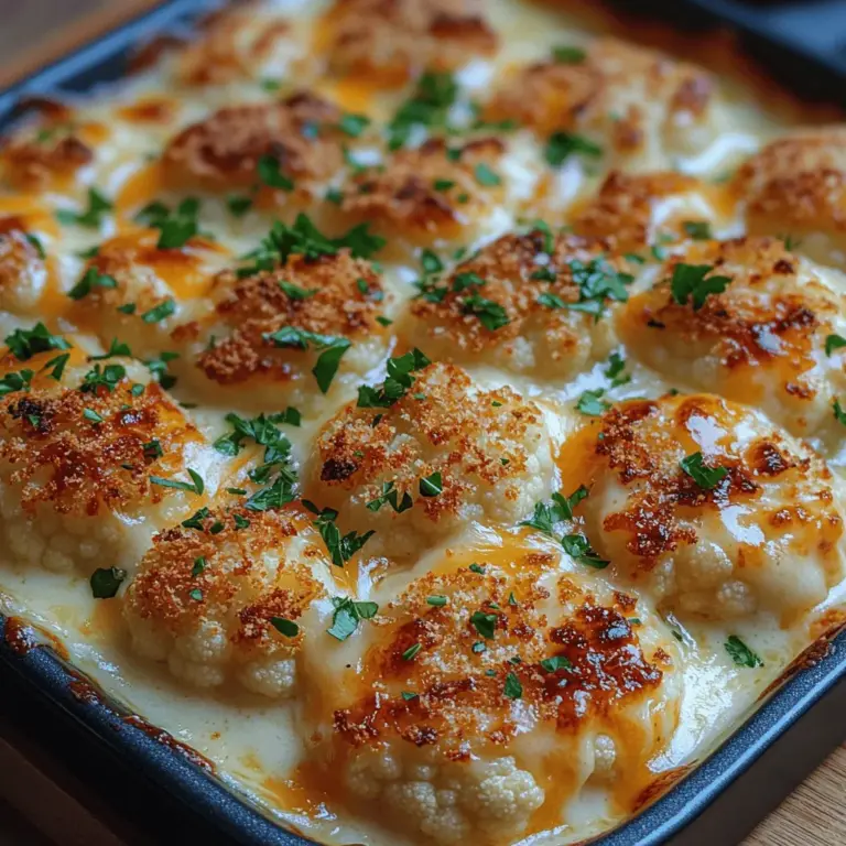 If you’re in search of a dish that perfectly balances comfort and nutrition, look no further than the Cheesy Cauliflower Comfort Bake. This delightful recipe marries the subtle, earthy flavors of cauliflower with rich, creamy cheeses to create a dish that is both satisfying and indulgent. Whether you’re looking for a cozy side to accompany your main course or a hearty vegetarian option to serve on its own, this bake offers exceptional versatility and taste.