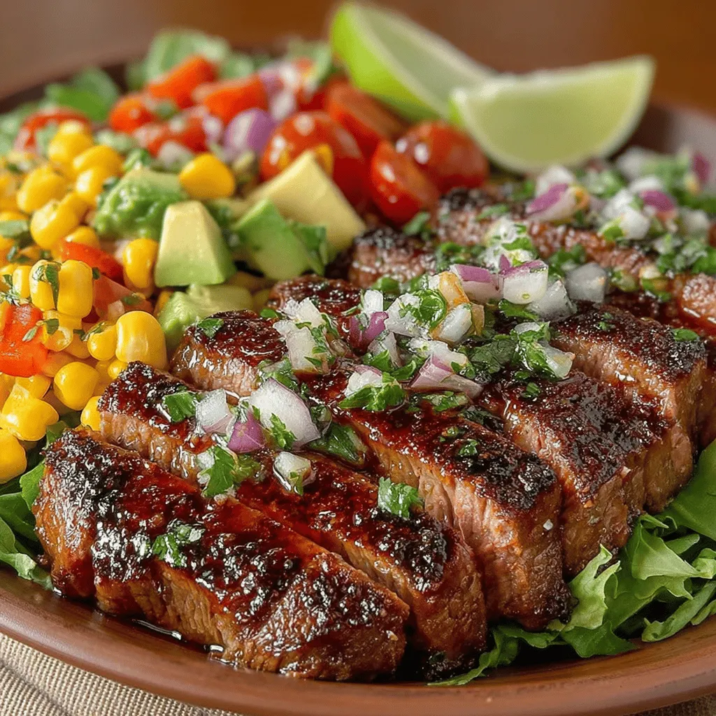 As the temperatures rise and the days grow longer, summer brings with it a unique opportunity to savor the joys of outdoor cooking and fresh, vibrant ingredients. Among the myriad of culinary possibilities, summer grilling stands out as a cherished tradition, allowing home cooks to create meals that are not only delicious but also celebrate the bounty of the season. One recipe that encapsulates this spirit perfectly is the Sizzling Summer Steak & Corn Salsa Salad. This dish harmoniously blends the rich, savory flavors of grilled ribeye steaks with the refreshing crunch of corn salsa, making it an ideal choice for everything from backyard barbecues to casual weeknight dinners.