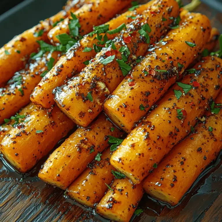 When it comes to elevating your dinner table, the right side dish can make all the difference. Enter Golden Honey Balsamic Carrots—a dish that not only adds vibrant color to your plate but also tantalizes the palate with its perfect blend of sweetness and tang. This recipe is a celebration of two simple yet powerful ingredients: honey and balsamic vinegar. Together, they transform humble carrots into a gourmet offering that pairs beautifully with a variety of main courses.