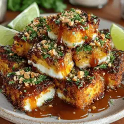 In the realm of plant-based cooking, few dishes capture the essence of flavor and texture quite like Crispy Tofu with Spicy Peanut Sauce. This vibrant recipe melds the satisfying crunch of perfectly fried tofu with a creamy, spicy sauce that is both indulgent and healthy. Not only is this dish a visual delight, but it also serves as a wholesome alternative for vegans and anyone looking to elevate their meal choices. With its rich flavor profile and appealing presentation, Crispy Tofu with Spicy Peanut Sauce is guaranteed to impress at any dinner table or potluck.