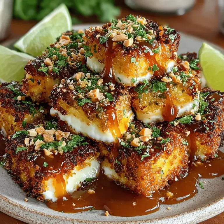 In the realm of plant-based cooking, few dishes capture the essence of flavor and texture quite like Crispy Tofu with Spicy Peanut Sauce. This vibrant recipe melds the satisfying crunch of perfectly fried tofu with a creamy, spicy sauce that is both indulgent and healthy. Not only is this dish a visual delight, but it also serves as a wholesome alternative for vegans and anyone looking to elevate their meal choices. With its rich flavor profile and appealing presentation, Crispy Tofu with Spicy Peanut Sauce is guaranteed to impress at any dinner table or potluck.