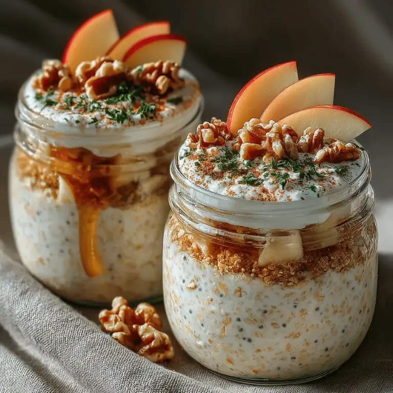 In the ever-evolving world of breakfast choices, overnight oats have emerged as a staple for those seeking convenience without sacrificing nutrition. This no-cook breakfast option allows you to prepare a wholesome meal in advance, making it perfect for busy mornings. Among the myriad of flavors and combinations, Apple Pie Overnight Oats stand out, combining the classic, comforting taste of apple pie with the nutritional benefits of oats. This recipe not only satisfies your sweet tooth but also fuels your body for the day ahead.