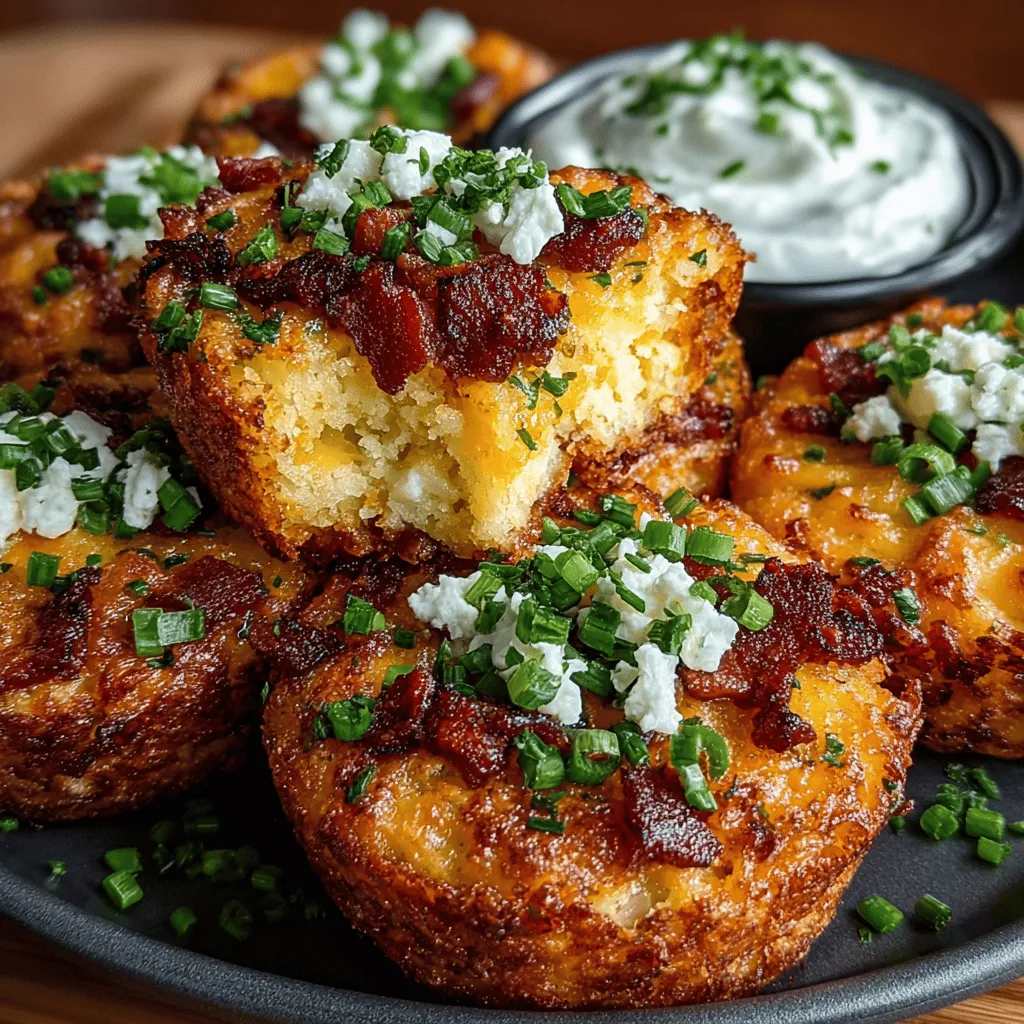 Crispy Mini Hash Brown Breakfast Bites are a delightful way to kick off your day, offering an explosion of flavor and texture in every bite. These little morsels combine the hearty satisfaction of grated russet potatoes with the rich, tangy goodness of sharp cheddar cheese, the freshness of green onions, and the savory crunch of bacon. They are not only a crowd-pleaser but also a versatile option that can elevate any breakfast or brunch gathering. Whether you’re hosting friends for a weekend brunch or simply looking for a quick, satisfying breakfast to fuel your morning, these mini hash brown bites can easily fit the bill.