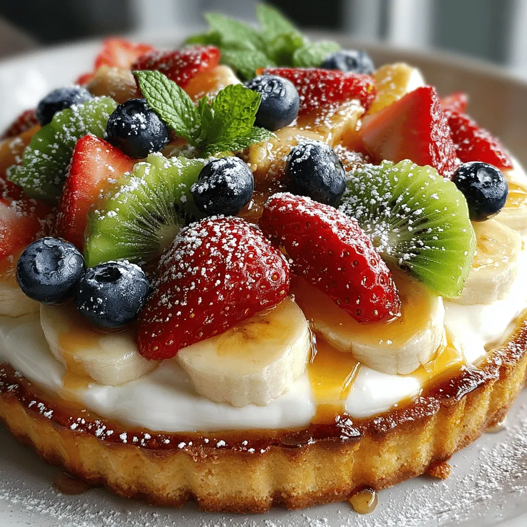 Fruit pizza is a delightful fusion of two beloved treats: dessert and pizza. This culinary creation takes the classic pizza format—crispy crust, creamy base, and vibrant toppings—and transforms it into a sweet masterpiece. Whether you're hosting a birthday party, planning a picnic, or simply looking to surprise your family with a colorful dessert, Speedy Fruit Pizza is an excellent choice. Its appeal lies not only in its eye-catching presentation but also in its ability to cater to various tastes and preferences, making it a versatile dessert that can please both children and adults alike.