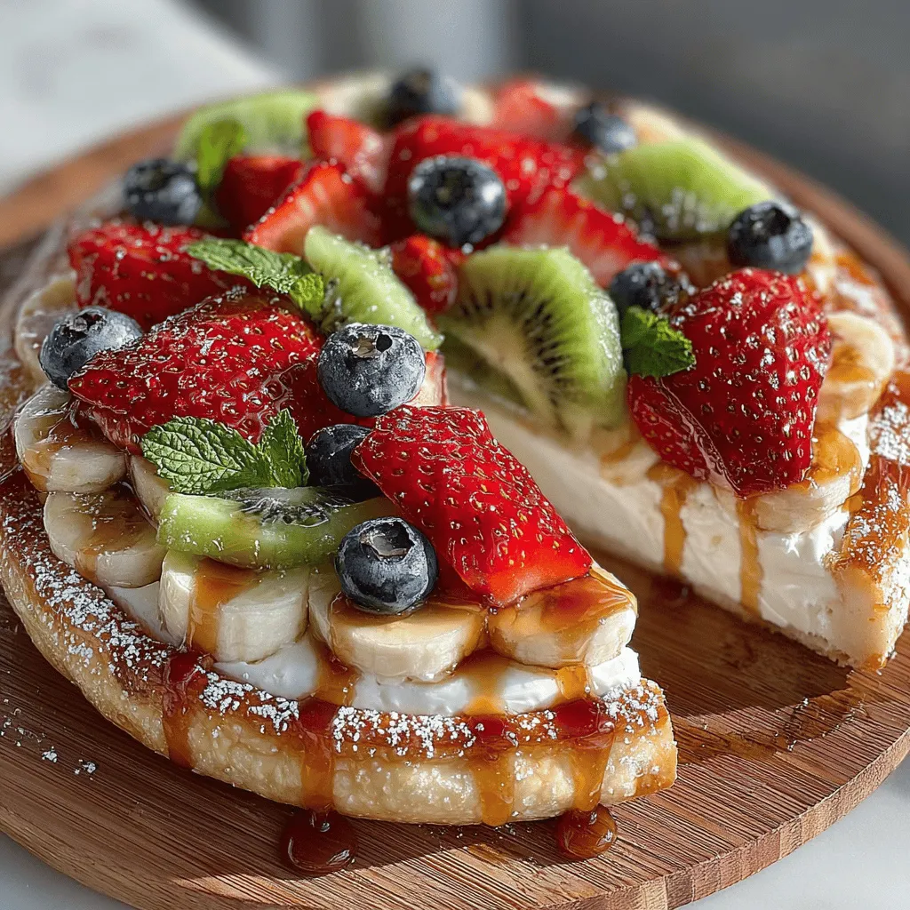 Fruit pizza is a delightful fusion of two beloved treats: dessert and pizza. This culinary creation takes the classic pizza format—crispy crust, creamy base, and vibrant toppings—and transforms it into a sweet masterpiece. Whether you're hosting a birthday party, planning a picnic, or simply looking to surprise your family with a colorful dessert, Speedy Fruit Pizza is an excellent choice. Its appeal lies not only in its eye-catching presentation but also in its ability to cater to various tastes and preferences, making it a versatile dessert that can please both children and adults alike.