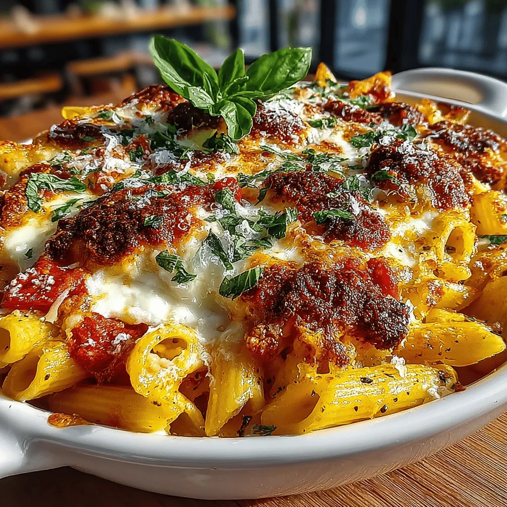 The Neapolitan Delight Pasta Bake is a quintessential dish that brings the heart of Italian cuisine right to your dining table. With its warm, comforting flavors and delightful textures, this baked pasta dish is a perfect choice for family dinners or gatherings with friends. Its appeal lies not only in its mouthwatering taste but also in its simplicity of preparation, making it an ideal option for both novice cooks and seasoned chefs alike. As the pasta melds with a rich tomato sauce, gooey cheese, and aromatic herbs, it creates a culinary experience that is both satisfying and inviting.