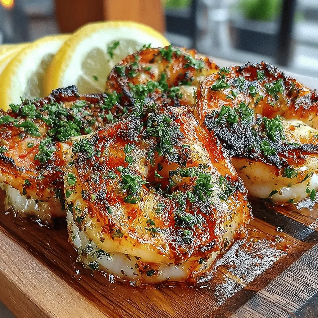 As the sun shines brightly and the days grow longer, the allure of outdoor cooking becomes irresistible, making it the perfect time to indulge in Garlic Bliss Grilled Shrimp Skewers. This dish not only embodies the essence of summer but also serves as an ideal appetizer or main course for gatherings with friends and family. The combination of succulent shrimp, aromatic garlic, and a medley of spices results in a flavor explosion that seafood lovers will adore.