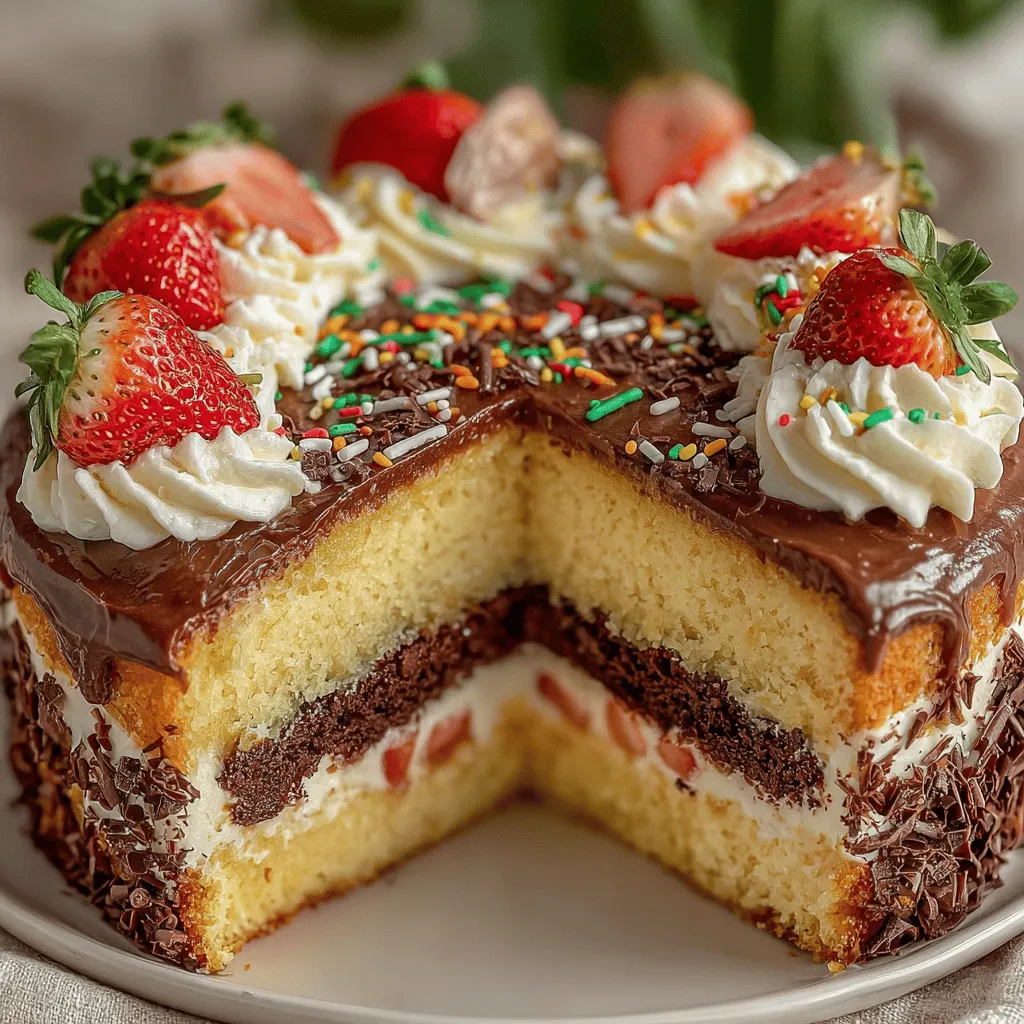 When it comes to baking, few desserts evoke the warmth and comfort of home quite like a classic cake. The Cozy-Up Neapolitan Cake is a perfect embodiment of this sentiment, offering a delightful blend of chocolate, vanilla, and strawberry flavors. This visually stunning cake not only tantalizes the taste buds but also serves as a feast for the eyes, making it an ideal centerpiece for gatherings, family celebrations, or cozy nights in. Whether you're looking to impress guests at a birthday party or simply want to indulge in a sweet treat at home, this cake is sure to bring joy and smiles all around.