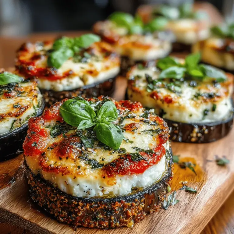In recent years, the quest for healthier pizza alternatives has gained significant traction among health-conscious food enthusiasts. Traditional pizza, often laden with carbs and calories, is being reimagined in various forms to cater to those seeking nutritious options without sacrificing flavor. One standout creation in this culinary trend is the Mini Eggplant Pizza Stacks. These delightful stacks not only satisfy pizza cravings but also offer a wealth of health benefits, making them an ideal choice for anyone looking to indulge guilt-free.