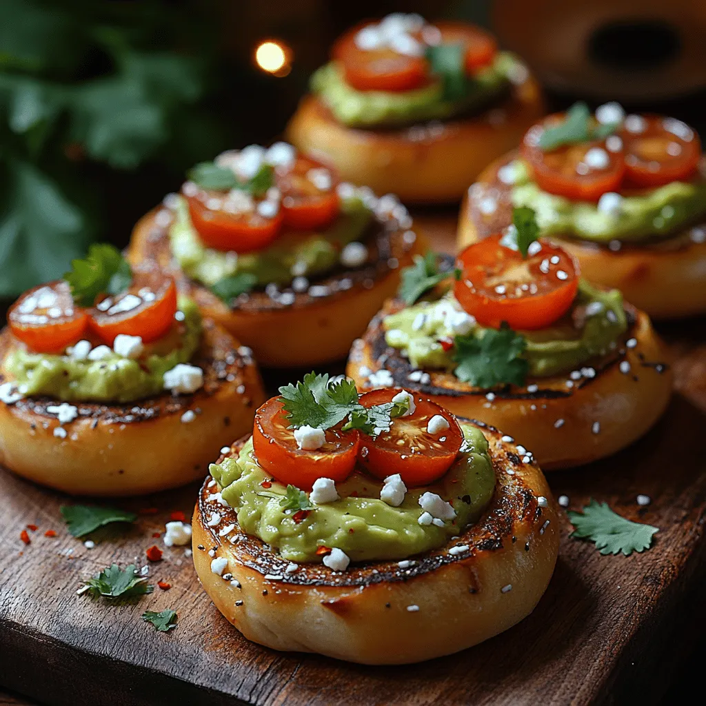 Before diving into the delightful process of creating Mini Avocado Toast Bagel Bites, it’s crucial to preheat your oven. Set it to 375°F (190°C) to ensure an even cooking temperature when you place your bagel bites inside. Preheating the oven not only helps achieve the perfect golden-brown crust but also ensures your toppings melt nicely if you're adding cheese or other ingredients that require warming.