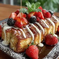 French toast has long been a beloved breakfast staple, cherished for its comforting, custardy texture and versatility. Traditionally made with sliced bread soaked in a mixture of eggs and milk, this classic dish has inspired numerous adaptations over the years, each bringing unique flavors and ingredients to the table. One of the most delightful variations is Zucchini Bread French Toast. This innovative twist not only elevates the traditional recipe but also introduces a healthy component that makes breakfast both delicious and nutritious.