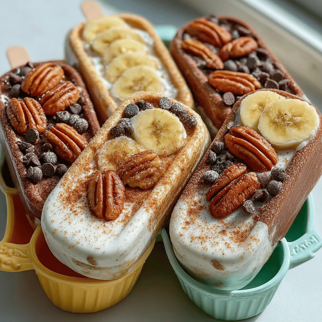As the sun blazes overhead or when you're simply in need of a delightful snack, nothing beats the allure of a homemade popsicle. The joy of biting into a frozen treat is unparalleled, especially when that treat is as wholesome and delicious as Creamy Frozen Yogurt Banana Pecan Pops. This recipe is not only a fantastic way to satisfy your sweet tooth but also integrates healthy ingredients that make it suitable for all ages. With ripe bananas, creamy Greek yogurt, and crunchy pecans, these popsicles are a guilt-free indulgence that anyone can enjoy any time of the year.