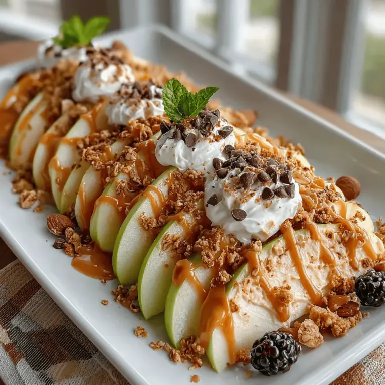 In the realm of creative snacking, few ideas are as delightful and versatile as apple nachos. This innovative treat combines the crisp, refreshing flavor of apples with rich toppings to create a snack or dessert that is both satisfying and nutritious. Peanut Butter Yogurt Apple Nachos take this concept to the next level, offering a mouthwatering combination of flavors and textures that appeal to both children and adults alike. Whether you're searching for a quick after-school snack, a healthy dessert option, or a fun way to incorporate more fruit into your diet, this recipe promises to delight your taste buds and nourish your body.