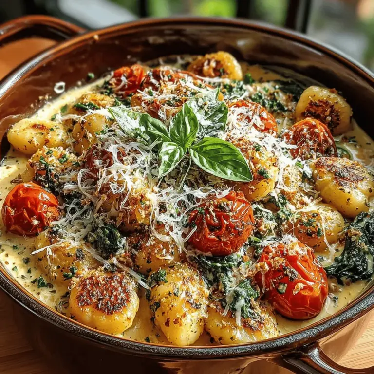 When it comes to quick and satisfying meals, few dishes can compete with the charm of One-Pot Creamy Pesto Gnocchi. This dish combines the soft, pillowy texture of gnocchi with a rich and flavorful pesto sauce, all prepared in a single pot. It's the perfect solution for busy weeknights, offering a comforting meal without the hassle of extensive cleanup. The creamy sauce envelops the gnocchi, creating a symphony of flavors that elevates even the simplest of ingredients into a gourmet experience.