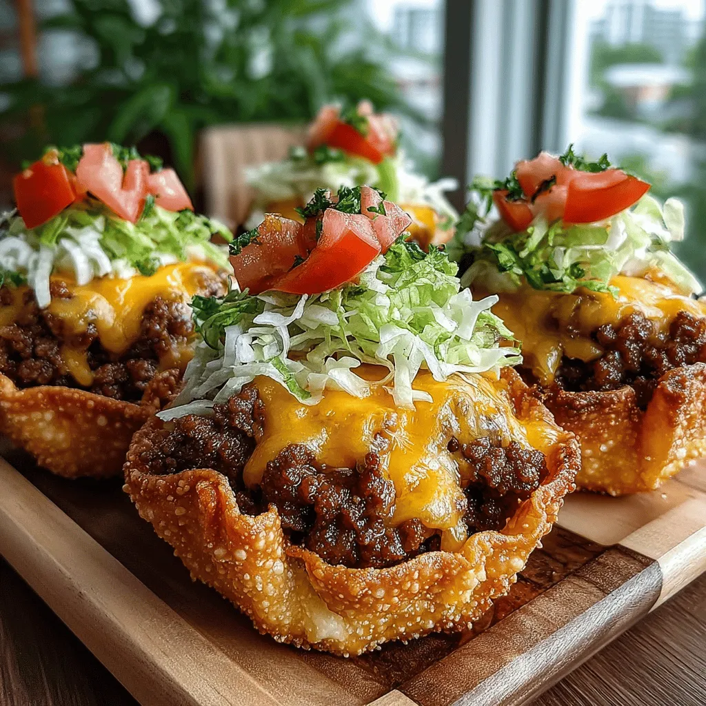 In the realm of appetizers, few dishes can rival the delightful combination of flavor and presentation that Mini Cheeseburger Stuffed Wonton Cups bring to the table. These charming little bites are a creative fusion of two beloved culinary staples: the classic cheeseburger and the crispy wonton wrapper. The result is a crowd-pleasing treat that encapsulates the essence of a cheeseburger in a small, easy-to-eat form. Whether you’re preparing for a festive gathering, gearing up for game day, or simply indulging in a culinary adventure, these wonton cups offer a unique twist on a traditional favorite.