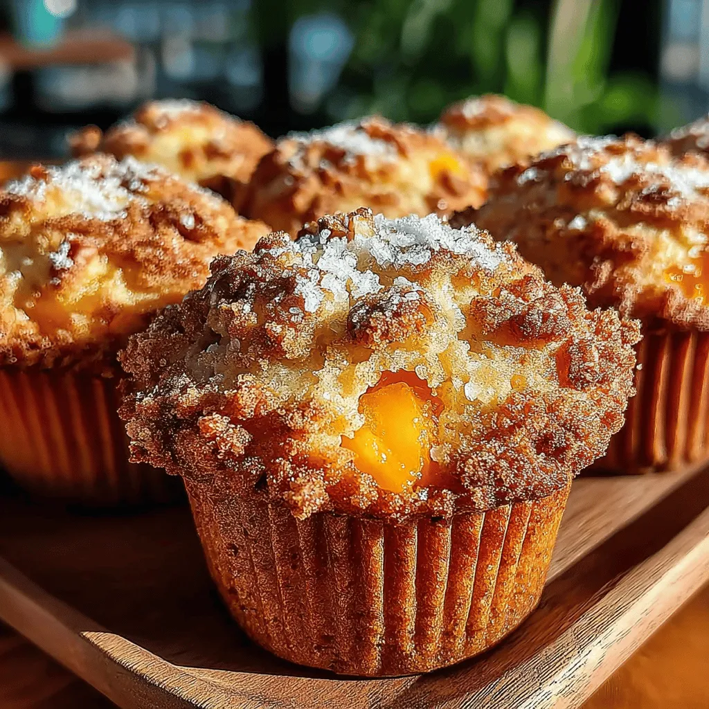 Baking muffins is more than just a culinary task; it's a delightful experience that fills your kitchen with warmth and inviting aromas. The act of mixing ingredients, watching the batter transform in the oven, and ultimately enjoying the freshly baked treats is a simple pleasure that many cherish. This recipe for Sweet Summer Peach Muffins takes that experience to a new level. By incorporating fresh, juicy peaches, these muffins celebrate the essence of summer and provide a delicious twist on a classic breakfast option or snack.
