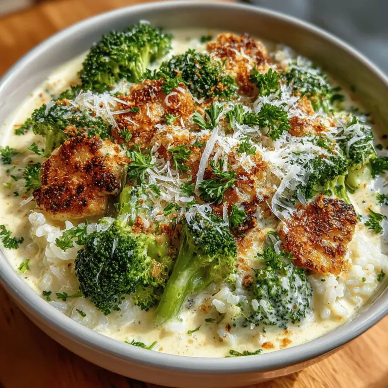 If you're searching for a dish that perfectly balances comfort and health, look no further than Creamy Broccoli Garlic Rice Bowls. This recipe combines the familiar, cozy flavors of creamy rice with the vibrant, nutritious crunch of broccoli, resulting in a delicious meal that is both satisfying and wholesome. Whether you're a busy professional, a parent juggling multiple tasks, or simply someone who wants a quick and healthy dinner option, these rice bowls offer a hearty solution that appeals to a variety of taste preferences.