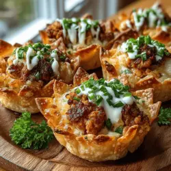 When it comes to hosting gatherings, whether they be casual family get-togethers, festive parties, or exciting game day events, appetizers and finger foods reign supreme. These bite-sized delights not only tantalize taste buds but also encourage mingling and socializing as guests enjoy them. Among the many options available, Mini Chicken Ranch Wonton Bites stand out as a delicious and easy-to-make snack that is sure to impress your guests.