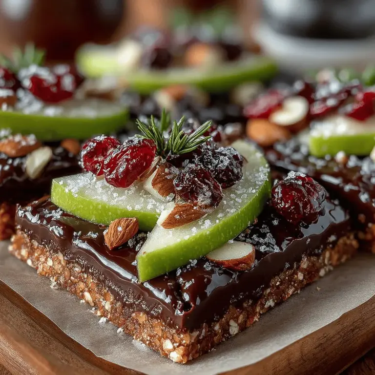 Welcome to a delightful culinary adventure where we combine the rich decadence of chocolate with the crisp freshness of apples. This Decadent Chocolate Apple Snack Bark is not just a treat for the taste buds but also a feast for the eyes. Perfectly suited for any occasion, this recipe is easy to make and offers a unique twist on traditional snacks. Whether you’re looking for a sweet and healthy dessert, an impressive party platter, or a simple after-school snack, this chocolate apple bark is sure to please everyone.