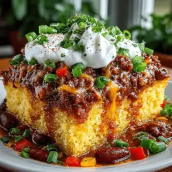 When the temperatures drop and the days grow shorter, many of us seek solace in the warm embrace of comfort food. These meals not only nourish the body but also evoke cherished memories of family gatherings and cozy nights in. One dish that stands out in the realm of comfort food is chili—a robust, flavorful concoction that warms the soul. The Hearty Crockpot Chili with Cornbread Crust is a perfect embodiment of this genre, offering a delightful combination of rich flavors and satisfying textures with the added convenience of crockpot cooking.