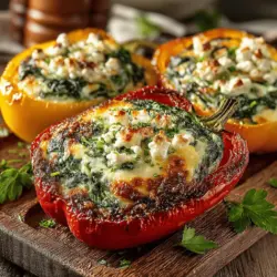 In the world of breakfast, finding a dish that strikes the perfect balance between nutrition and flavor can often feel like a daunting task. However, the Cheesy Egg and Spinach Breakfast Boats offer an exciting solution that is both delightful and satisfying. This innovative recipe transforms ordinary ingredients into a vibrant and hearty meal that not only pleases the palate but also fuels your morning routine with essential nutrients.