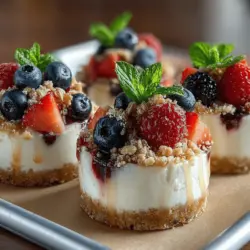 Frozen desserts are a wonderful way to cool down during hot days while still indulging your sweet tooth. Among the many options available, Frozen Yogurt Vanilla Berry Coins stand out as a healthy, delicious, and easy-to-make treat. With a creamy base of vanilla Greek yogurt, vibrant mixed berries, and a hint of sweetness, these delightful coins not only serve as a refreshing snack but also provide nutritional benefits. They are an ideal choice for anyone looking to enjoy a guilt-free dessert that doesn’t compromise on flavor.