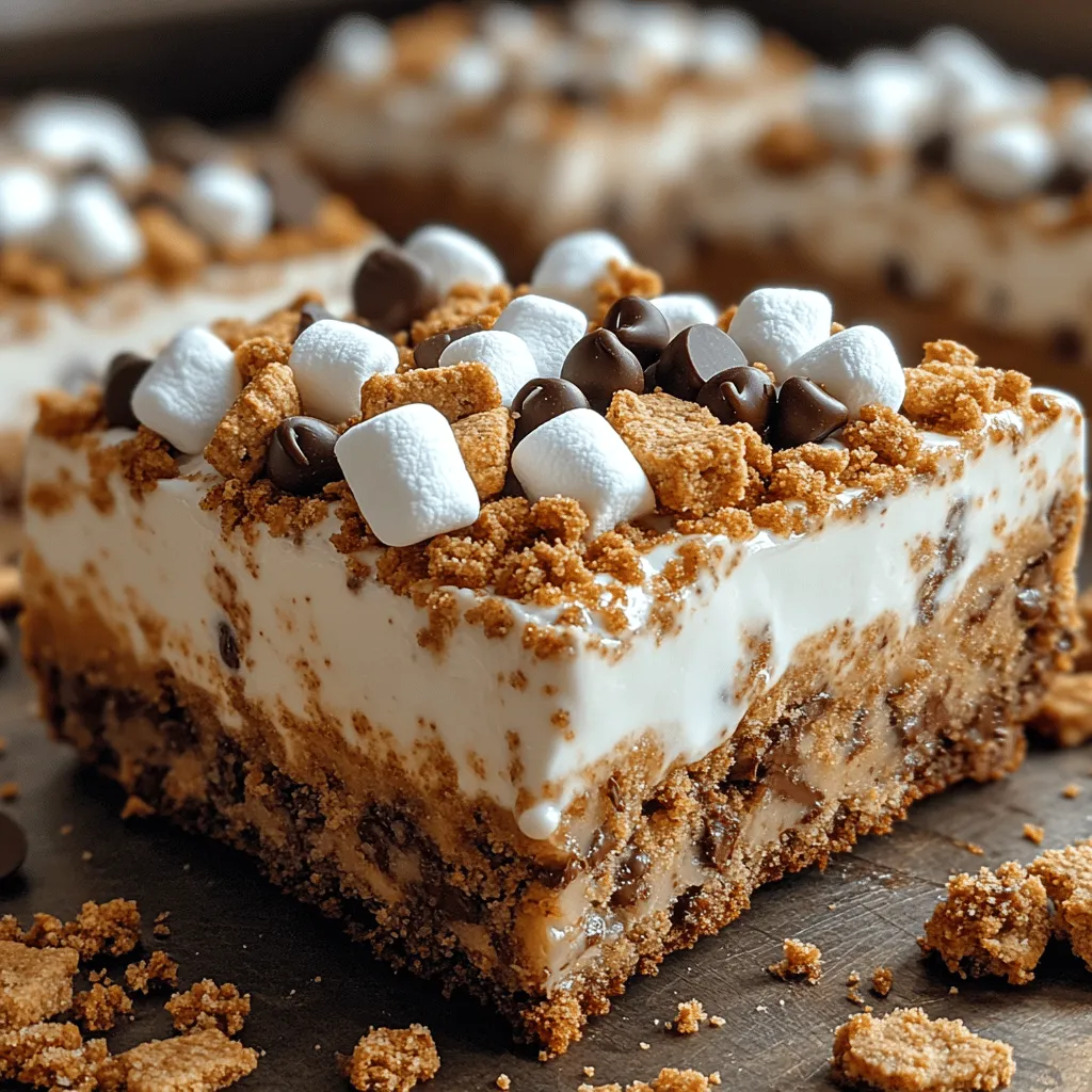 If you’re looking for a delightful dessert that combines the beloved flavors of s’mores with a refreshing twist, look no further than Frozen Yogurt S’mores Cookie Squares. This innovative treat takes the classic s’mores experience—the rich chocolate, gooey marshmallows, and crunchy graham crackers—and reimagines it in a frozen format that’s perfect for warm weather. Whether you're hosting a summer gathering, planning a family movie night, or simply wanting to satisfy a sweet craving, these cookie squares promise to impress.