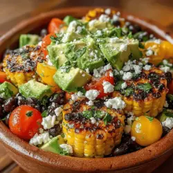 As the days grow longer and the temperatures rise, there’s nothing quite like a vibrant, nutritious dish to celebrate the essence of summer. Enter the Grilled Corn & Black Bean Fiesta Salad—a delightful medley of flavors and textures that not only tantalizes the taste buds but also provides a healthy dose of essential nutrients. This salad is perfect for summer gatherings, barbecues, or as a refreshing side dish that lightens up any meal. Its colorful presentation and robust flavor profile make it an irresistible addition to any table, appealing to both vegetarians and anyone seeking a wholesome, filling option.