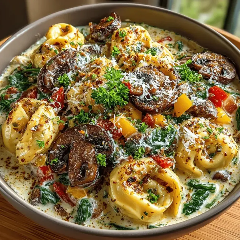 Crockpot Creamy Veggie Tortellini is more than just a dish; it’s a celebration of flavors, textures, and the ease of home cooking. This recipe combines tender cheese tortellini with a medley of vibrant vegetables, all enveloped in a rich and creamy sauce that is sure to satisfy even the pickiest eaters. Whether you’re looking for a quick weeknight dinner or a hearty meal to impress guests, this dish has you covered.
